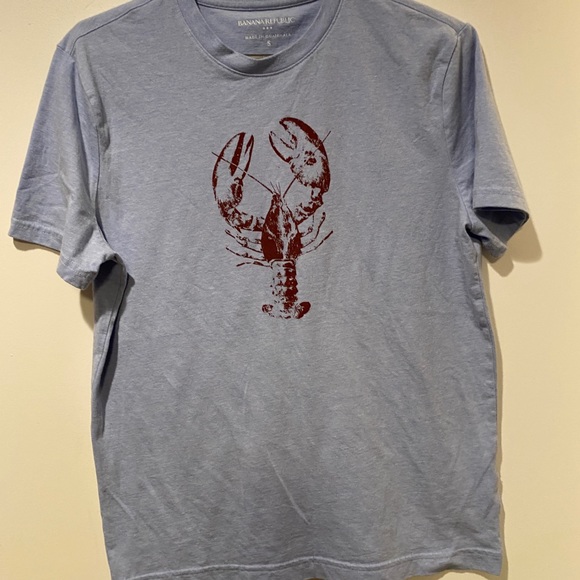 Light blue graphic tee